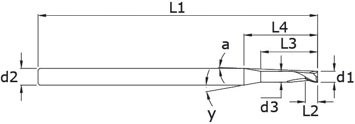 Karbür Freze - Micro – Teknik çizim