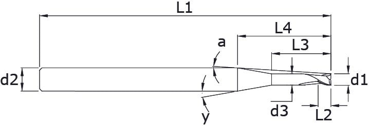 Karbür Freze - Mini – Teknik çizim