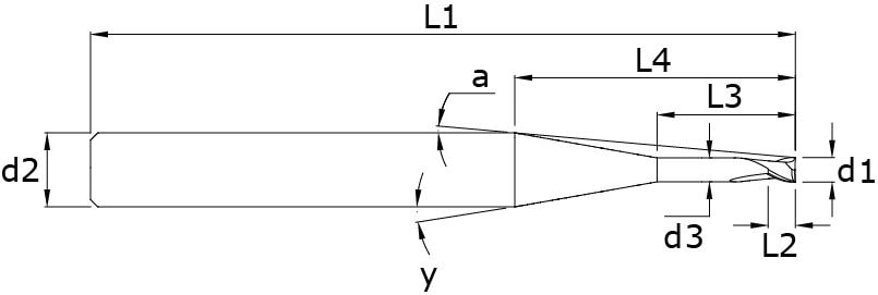 Karbür Freze - Midi – Teknik çizim