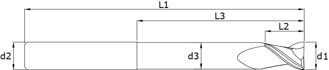 Karbür Freze - Almold Uzun – Teknik çizim