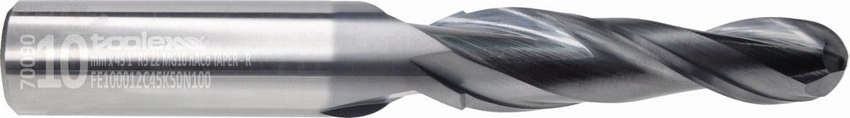 Karbür Konik Küre Freze - Taper 30'–1°30'